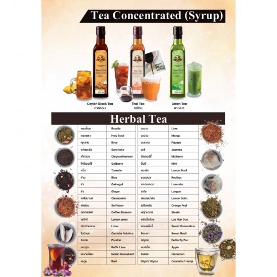 โรงงานผลิตชา - ซีซีแอล - รับผลิตไซรัปชา